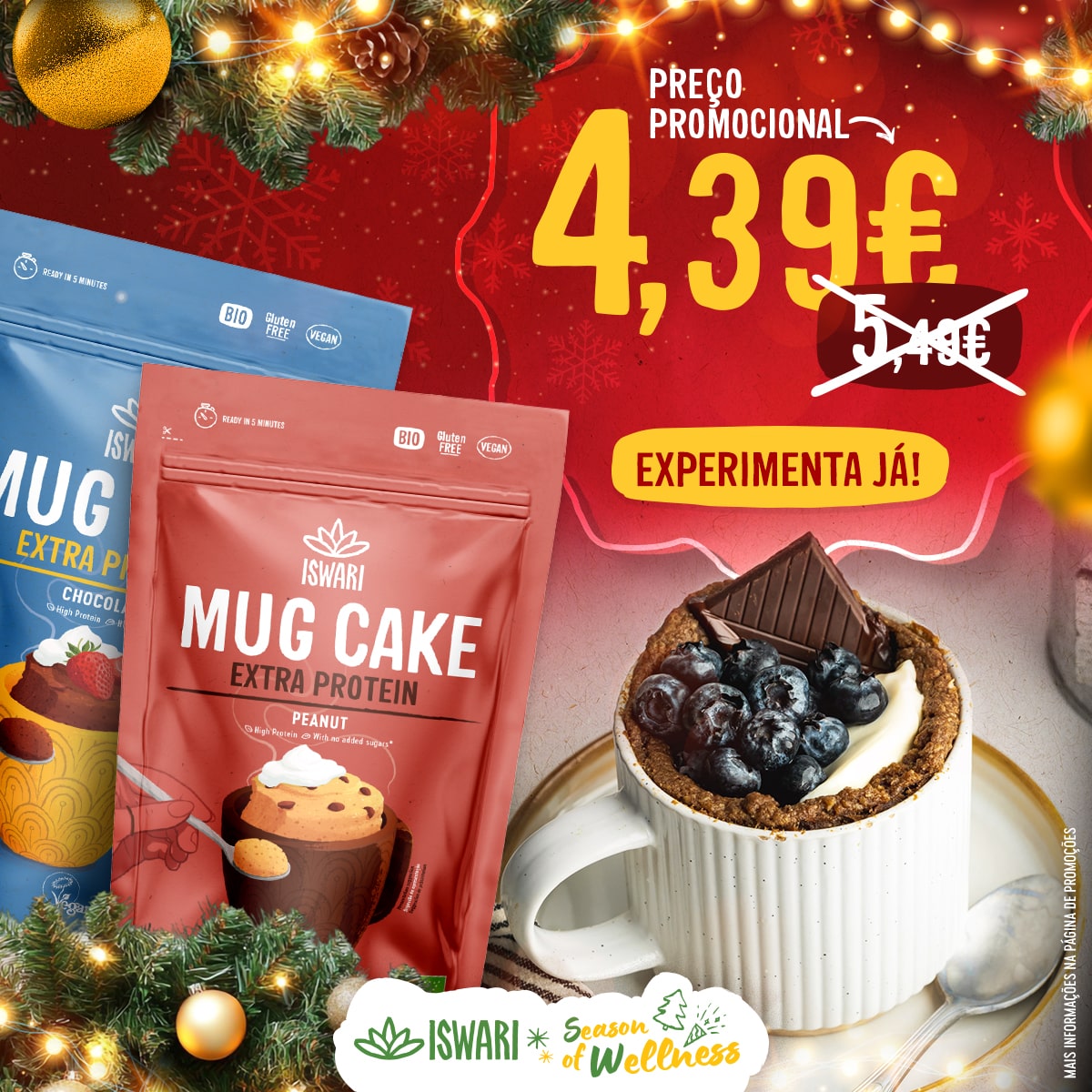 20% Mug Cake - Oferta Lançamento